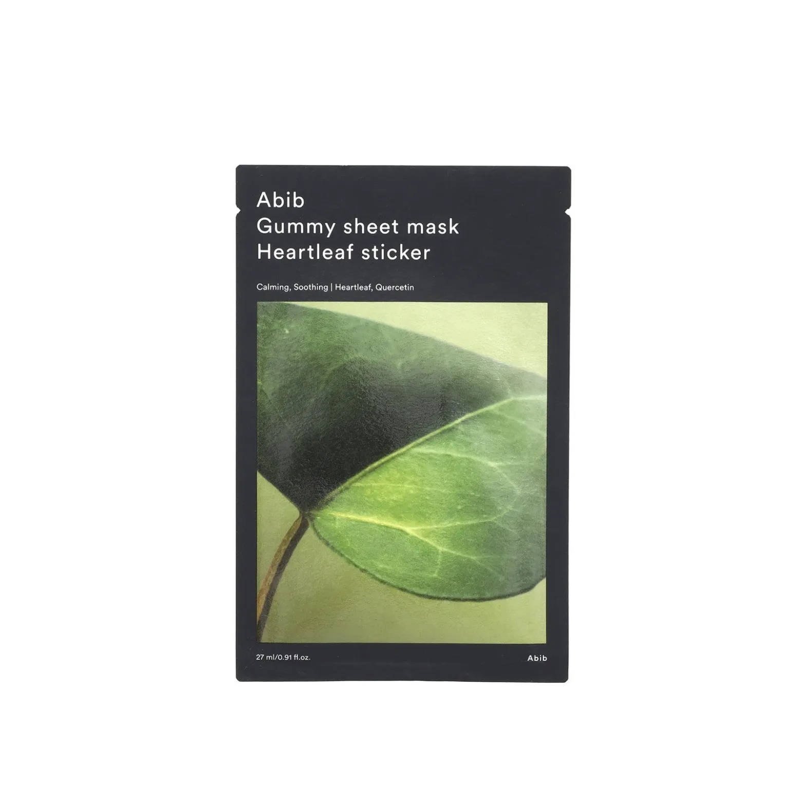 Abib Gummy Sheet Mask Heartleaf Sticker 27ml (0.91floz)