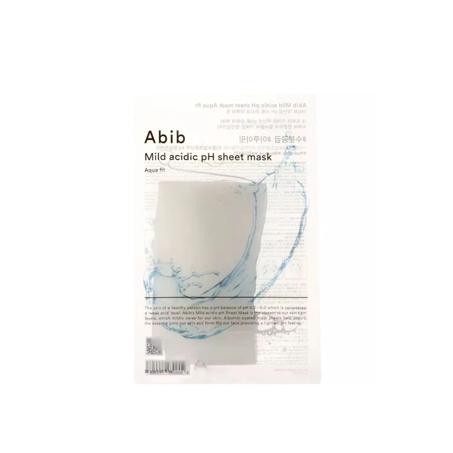 Abib Mild Acidic pH Sheet Mask Aqua Fit 30ml (1.01floz)