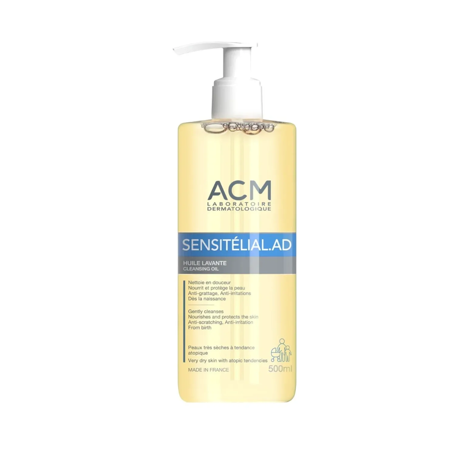 ACM Laboratoire Sensitélial.AD Cleansing Oil 500ml (16.9floz)