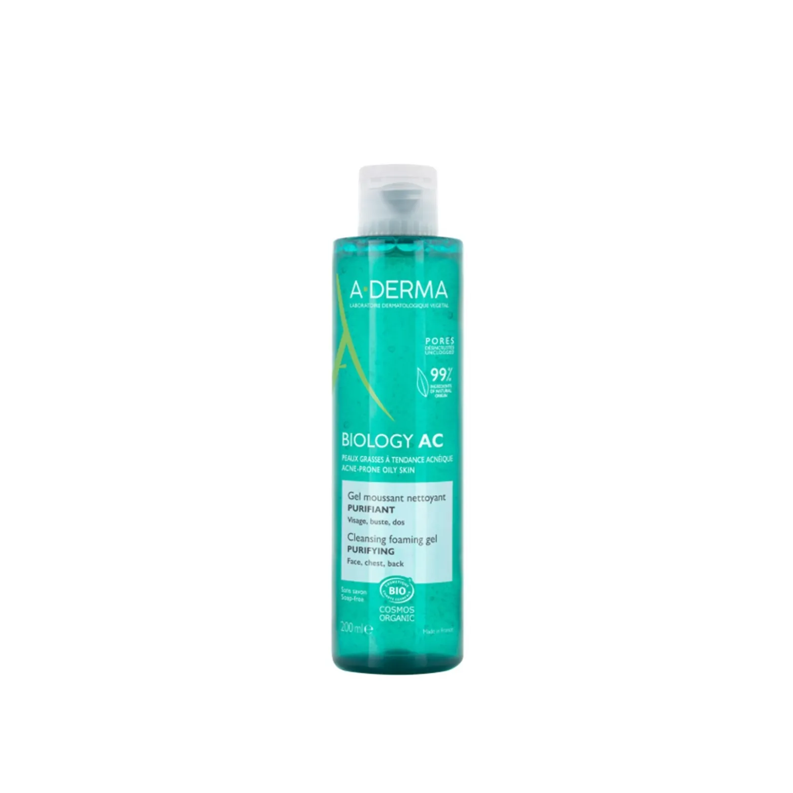 A-Derma Biology AC Purifying Cleansing Foaming Gel 200ml (6.76floz)