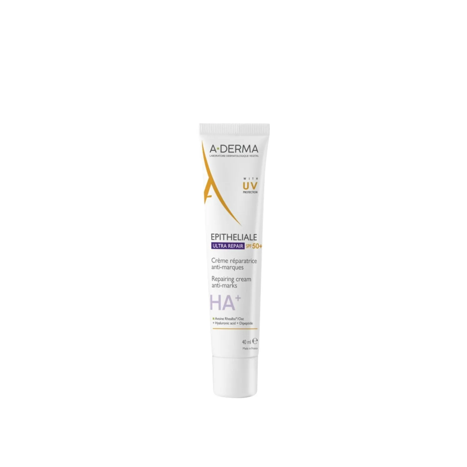A-Derma Epitheliale Ultra Repair HA+ Anti-Marks Repairing Cream SPF50+ 40ml (1.35floz)