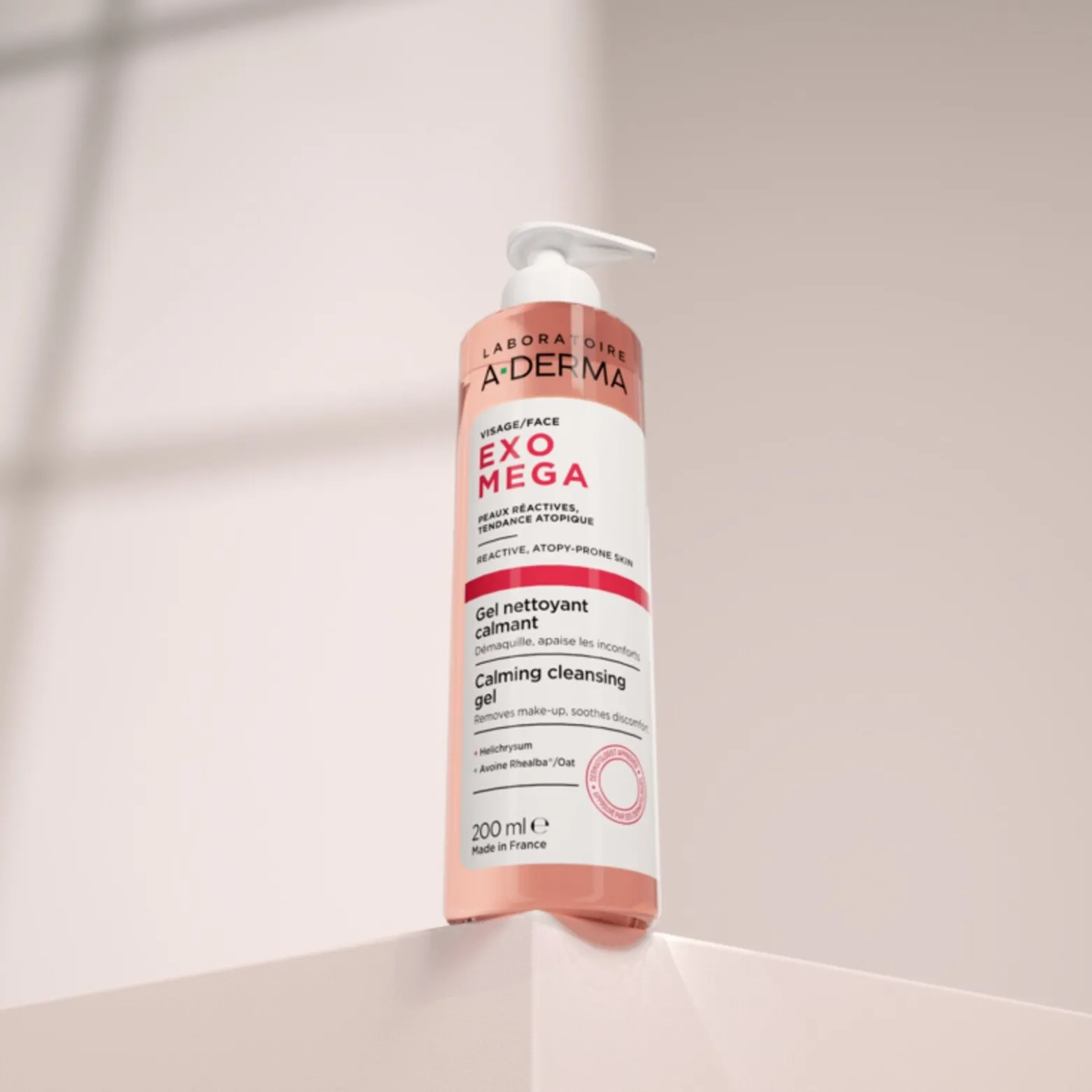 A-Derma Exomega Calming Cleansing Gel 200ml (6.76floz)