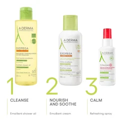 A-Derma Exomega Control Emollient Cream 400ml (13.53floz)