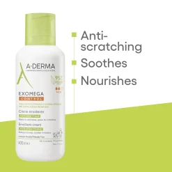 A-Derma Exomega Control Emollient Cream 400ml (13.53floz)