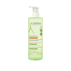 A-Derma Exomega Control Emollient Cleansing Gel 500ml (16.91floz)