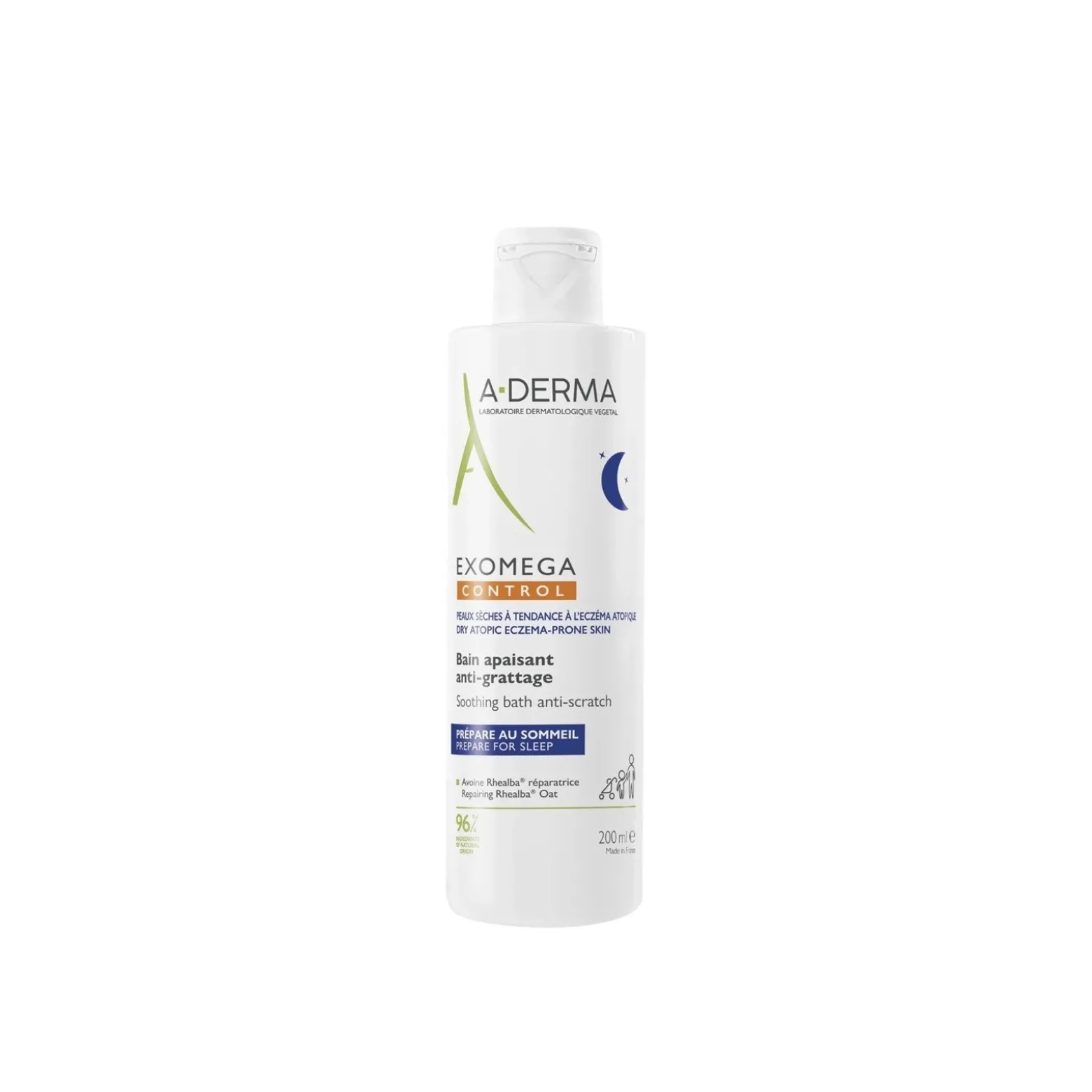 A-Derma Exomega Control Soothing Bath Anti-Scratch 200ml (6.76floz)