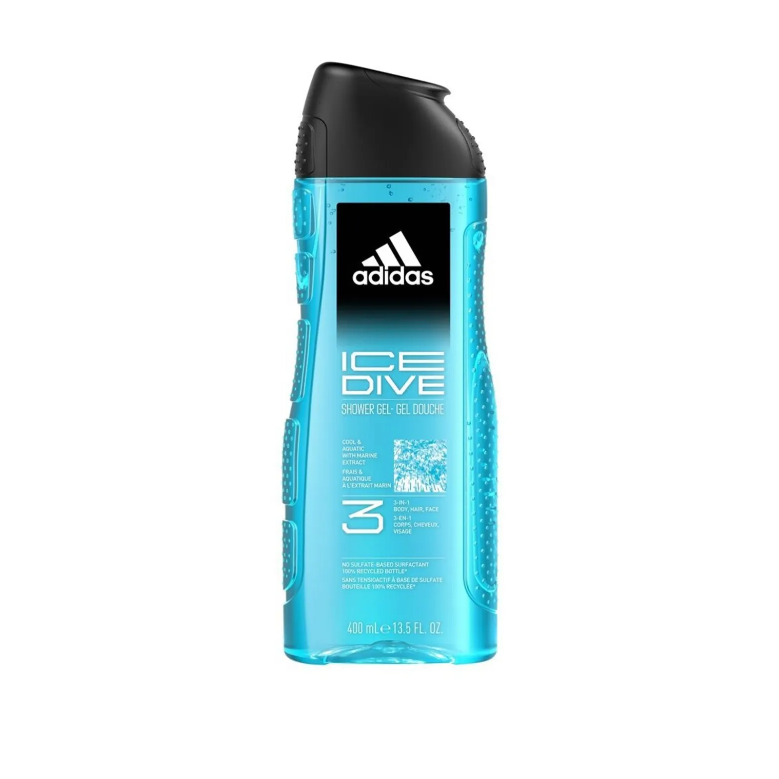 adidas Ice Dive Refreshing 3-In-1 Shower Gel 400ml (13.53floz)