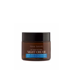 Alma Secret Anti-Aging and Firming Jojoba, Green Tea & Hyaluronic Acid Night Cream 50ml (1.7floz)