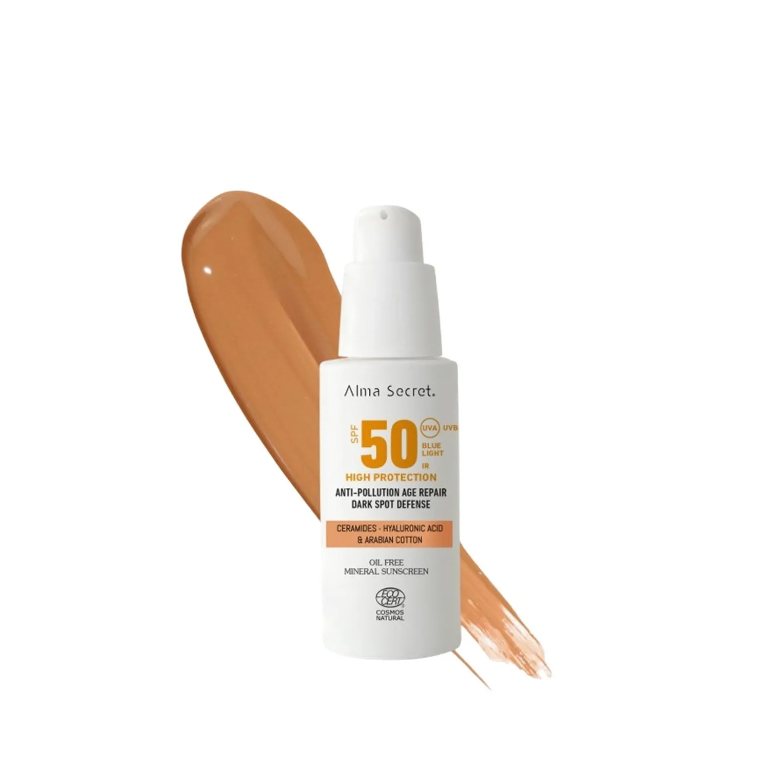 Alma Secret Face Sunscreen SPF50 Golden 50ml (1.69floz)