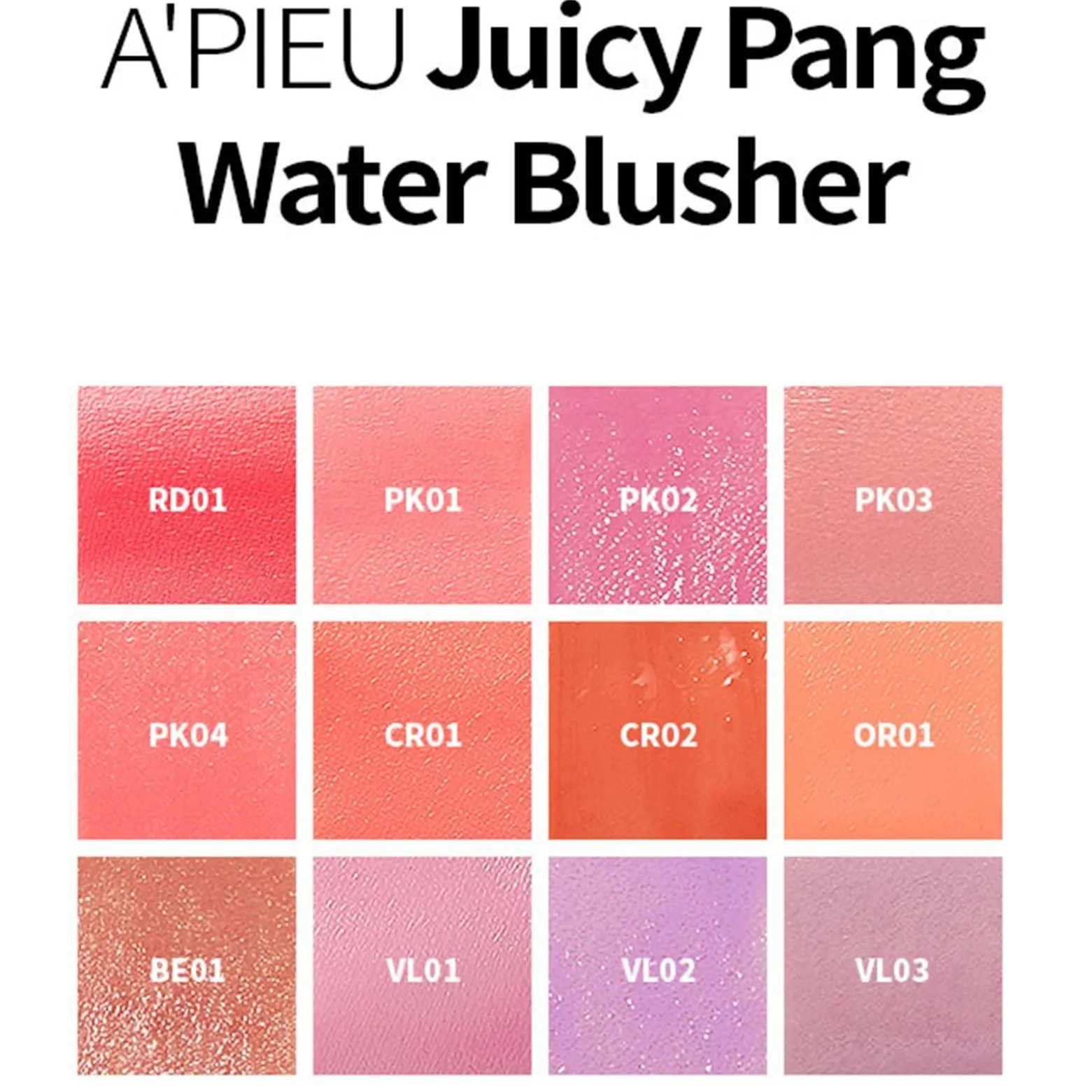 A'pieu Juicy-Pang Water Blusher CR02 9g (0.31oz)