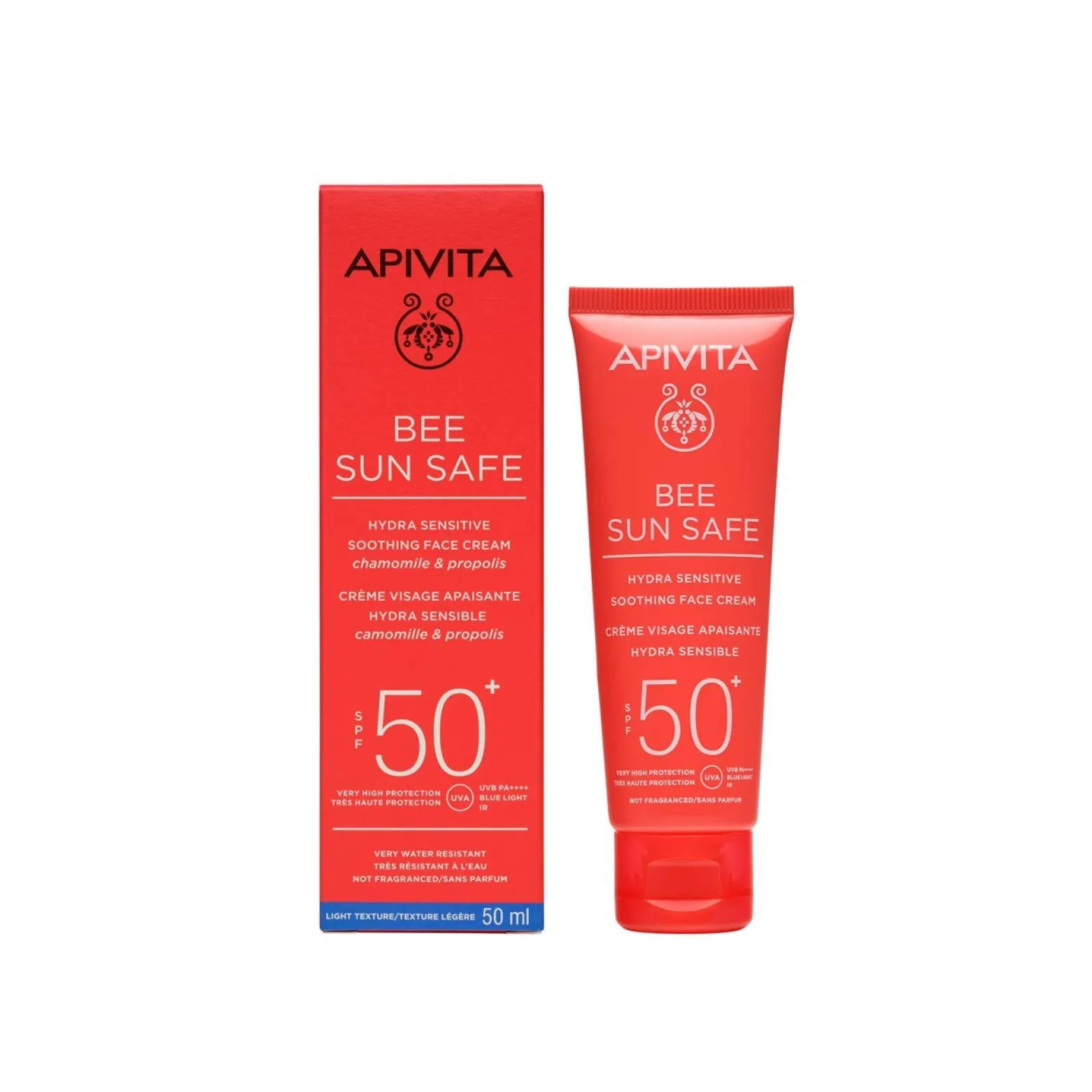 APIVITA Bee Sun Safe Hydra Sensitive Soothing Face Cream SPF50+ 50ml (1.69floz)