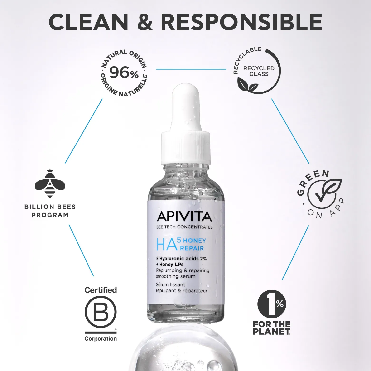 Apivita HA5 Honey Repair Serum 30ml (1.01floz)