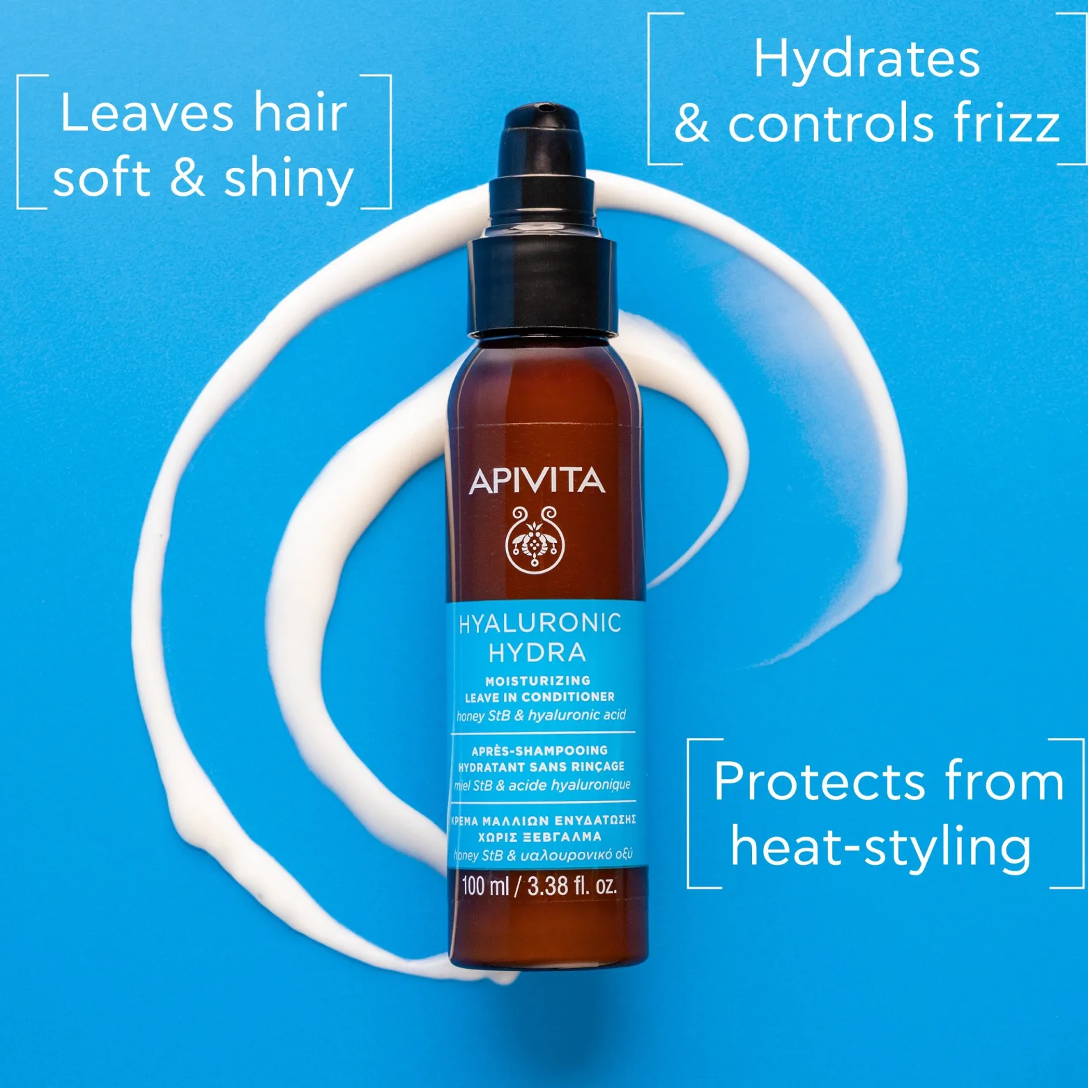 APIVITA Hyaluronic Hydra Moisturizing Leave-In Conditioner 100ml (3.38floz)