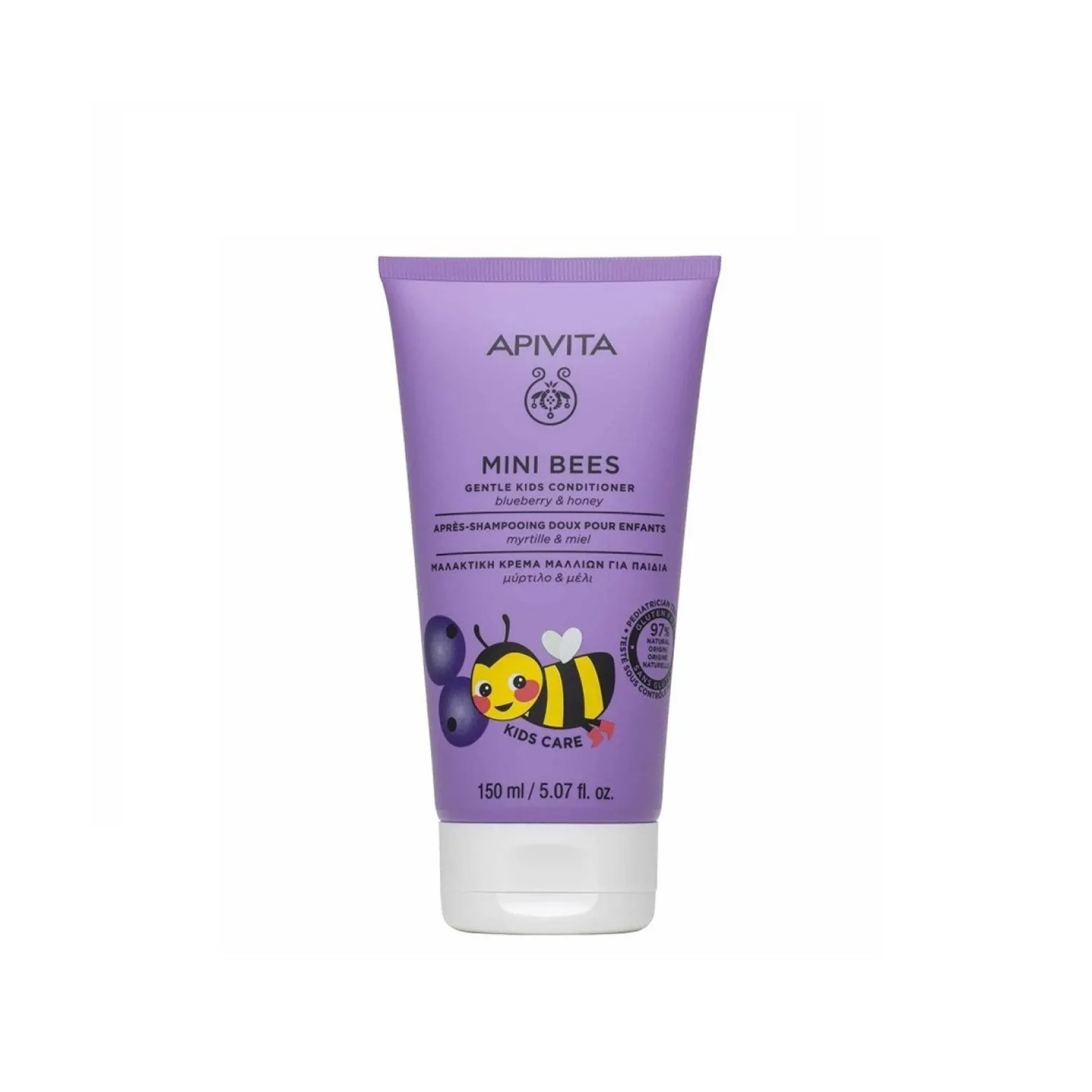 APIVITA Mini Bees Gentle Kids Conditioner Blueberry & Honey 150ml (5.07floz)