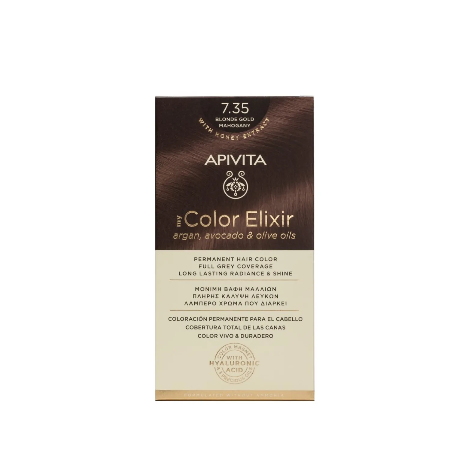 APIVITA My Color Elixir 7.35 Permanent Hair Color