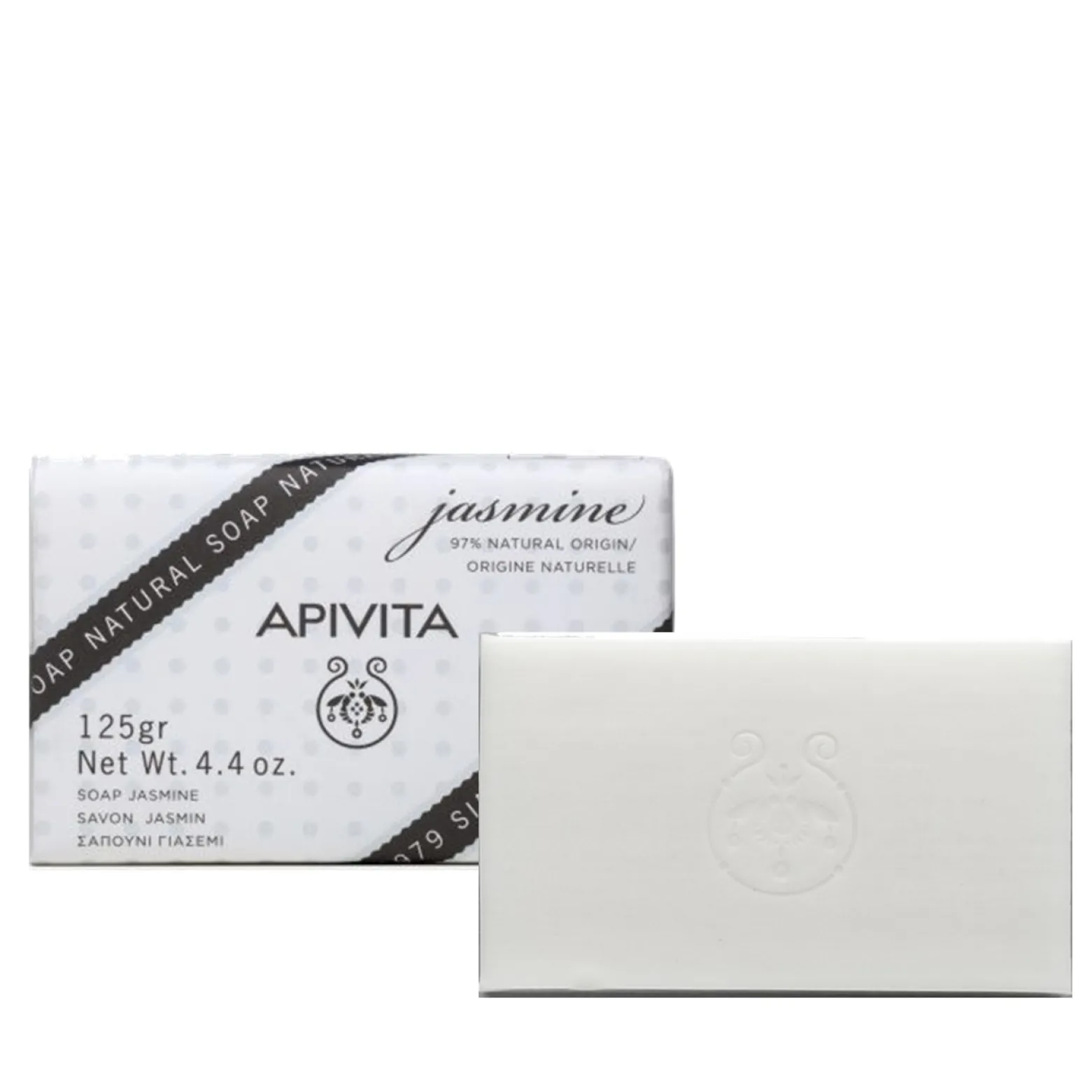 APIVITA Natural Soap with Jasmine 125g (4.41oz)