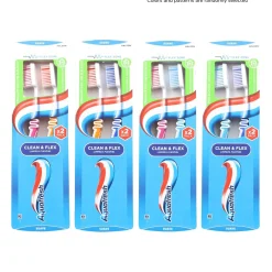 Aquafresh Clean & Flex Flexible Cleaning Soft Toothbrush x2