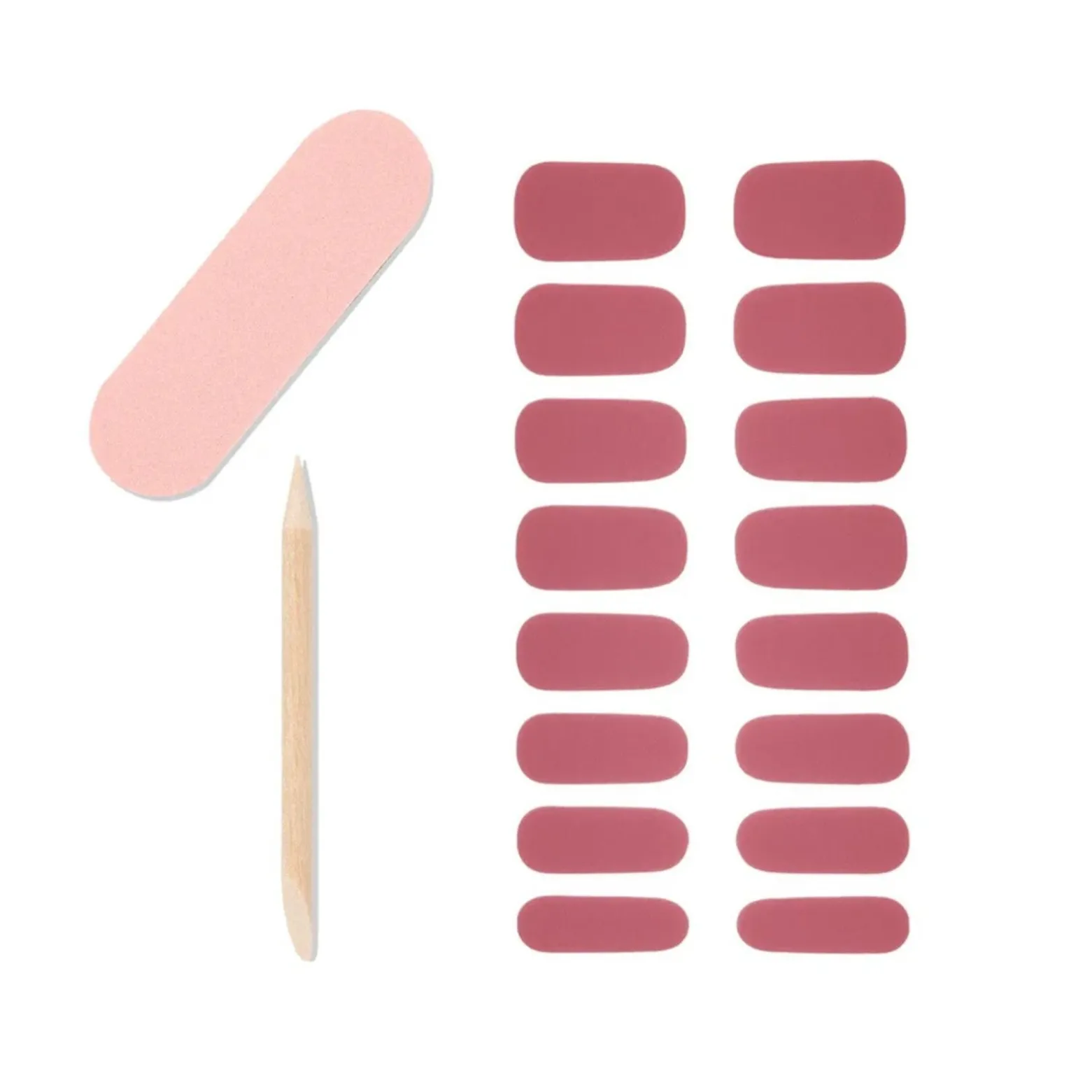 Ardell Nail Addict Gel Nail Strips Wild Roses x16