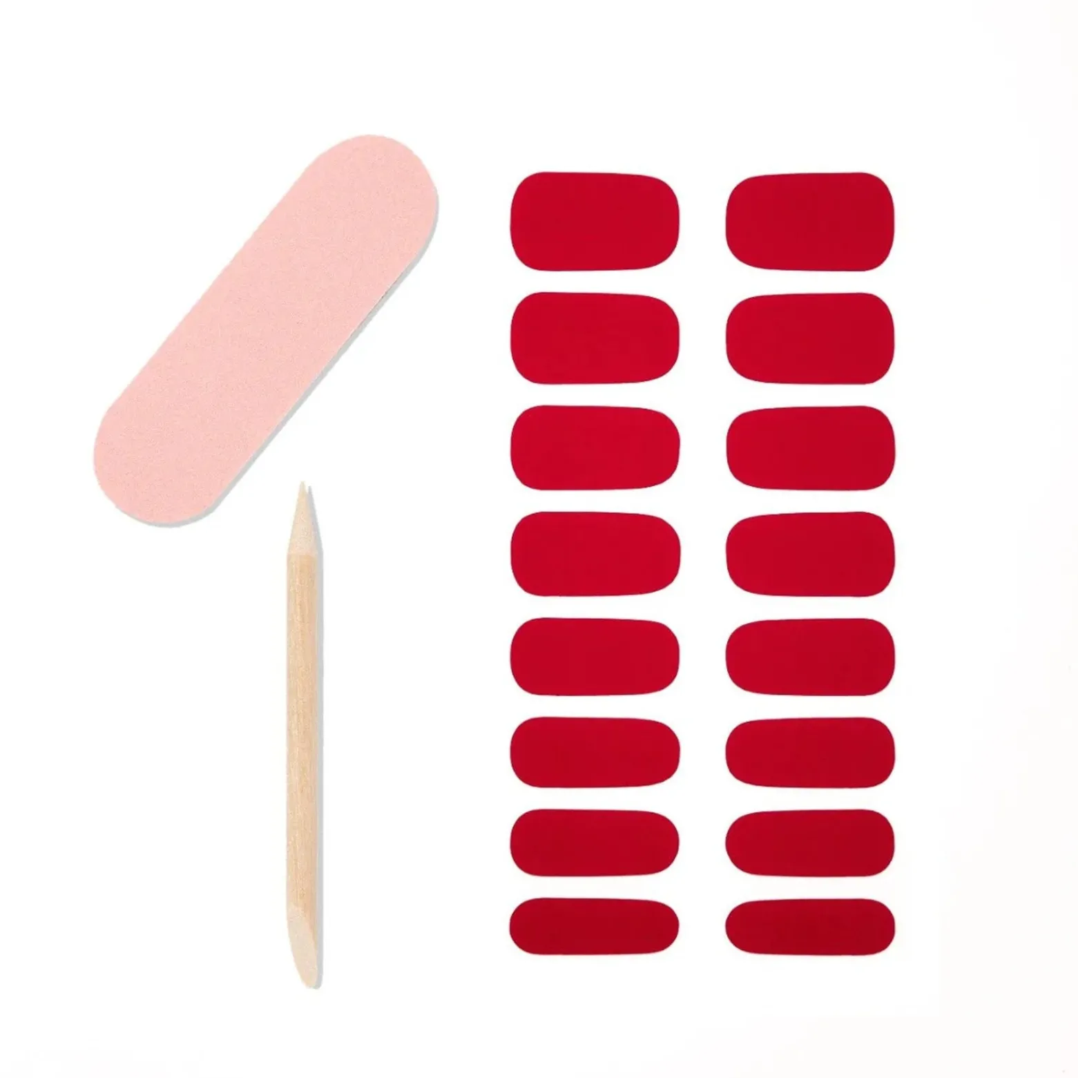 Ardell Nail Addict Gel Nail Strips Cherry Bomb x16