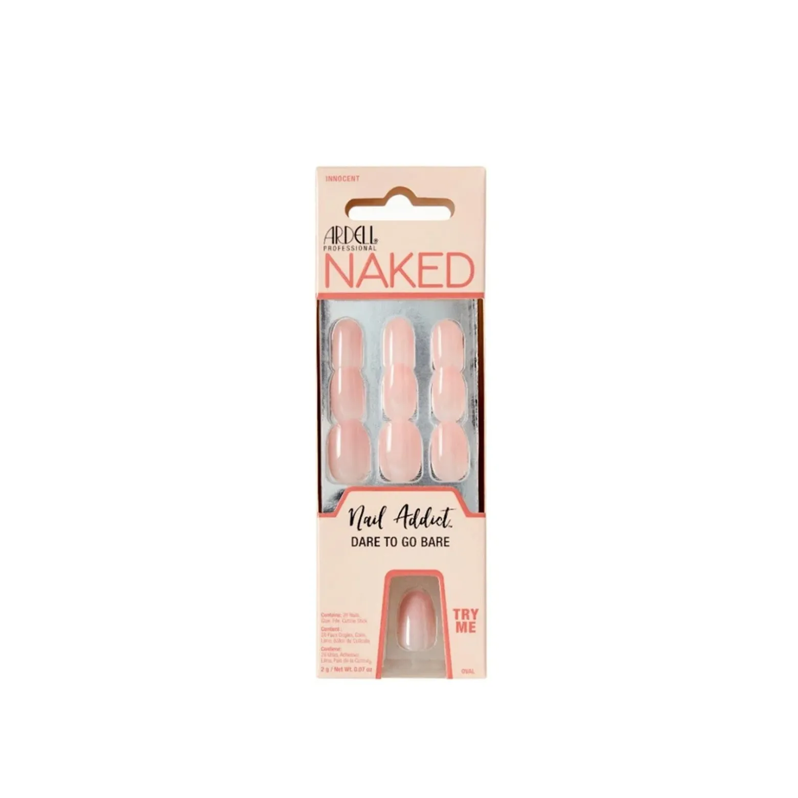 Ardell Naked Nail Addict Press-On Nails Innocent x28