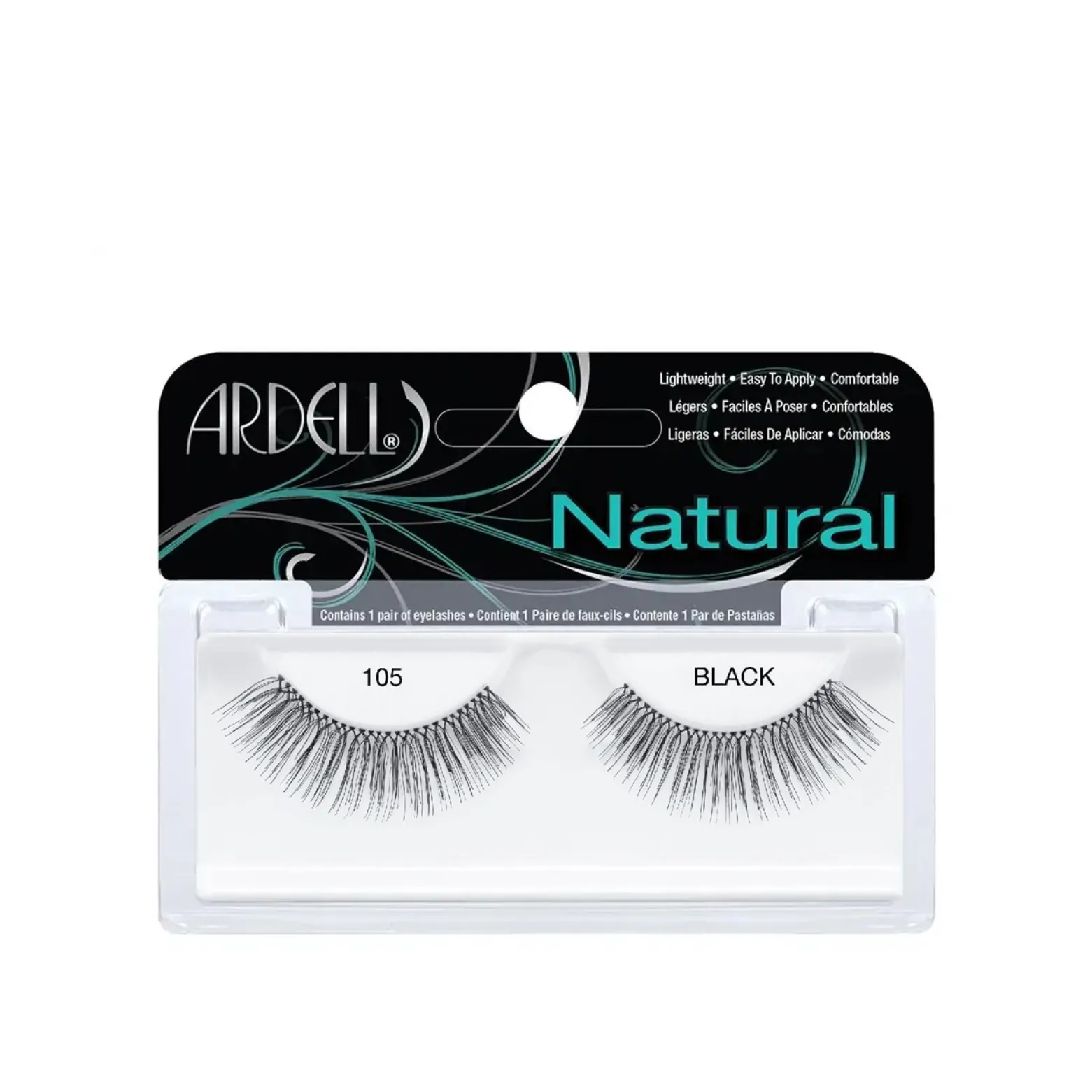 Ardell Natural Lashes 105 Black x1 Pair