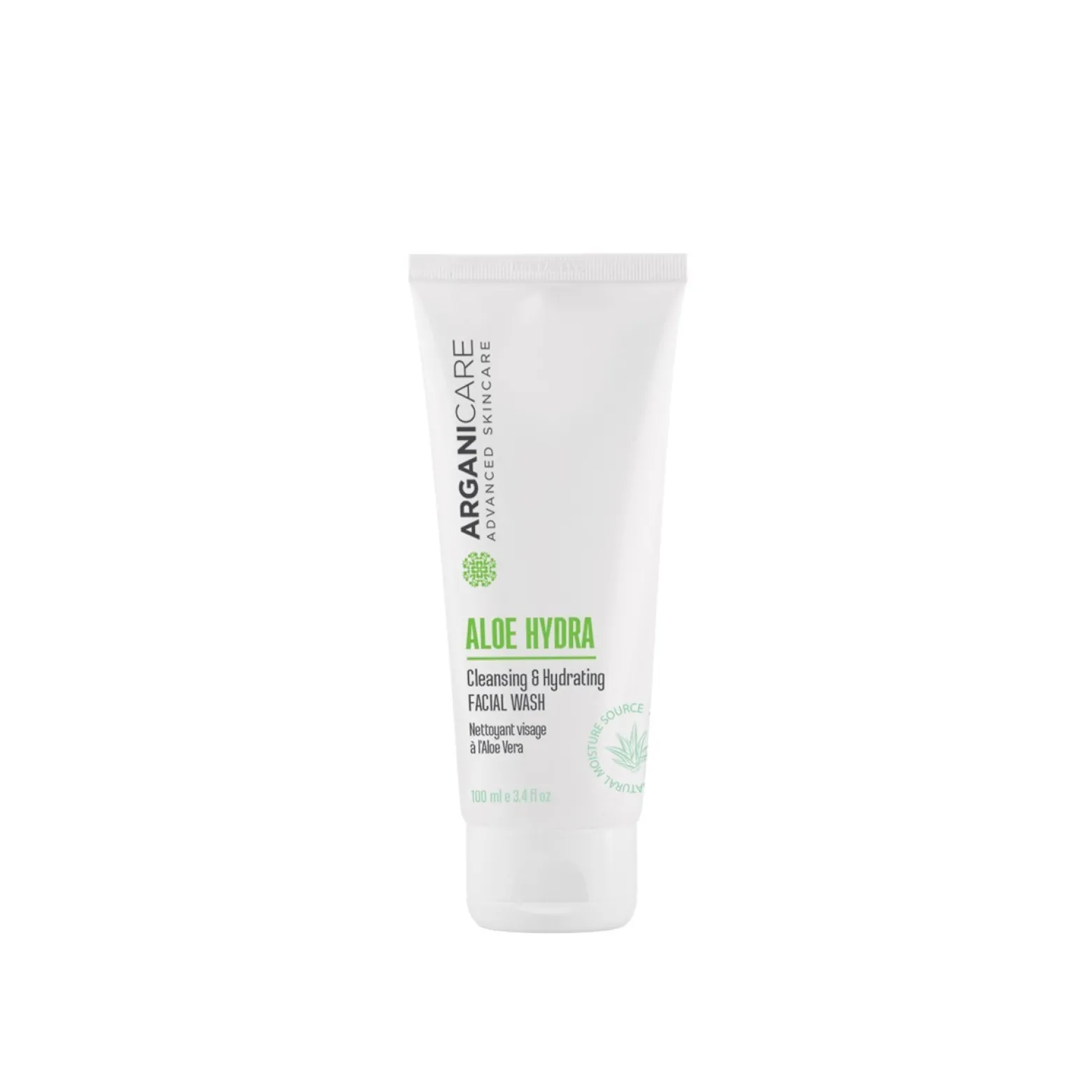 Arganicare Aloe Hydra Facial Wash 100ml (3.4floz)