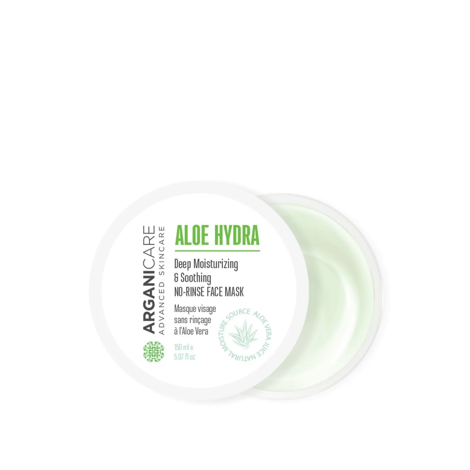 Arganicare Aloe Hydra No-Rinse Face Mask 150ml (5.07floz)