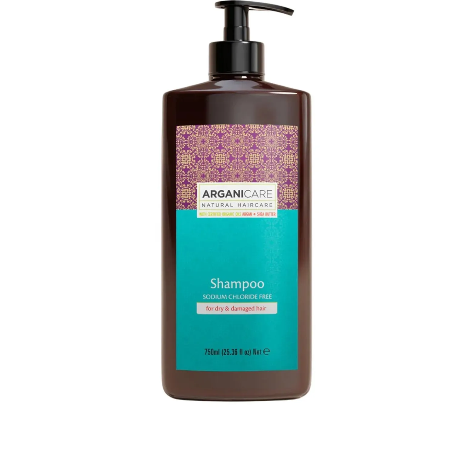 Arganicare Argan & Shea Butter Shampoo for Dry & Damaged Hair 750ml (25.36floz)