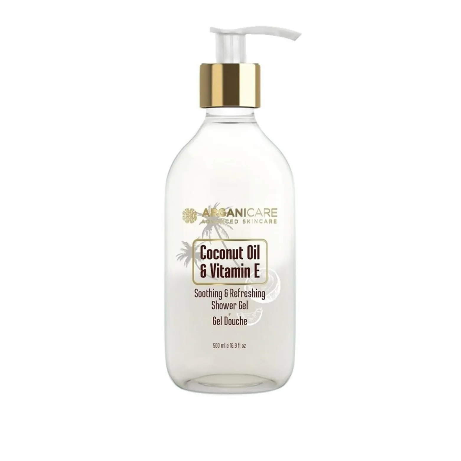 Arganicare Coconut Oil & Vitamin E Shower Gel 500ml (16.9floz)