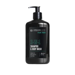 Arganicare Men 2-In-1 Shampoo & Body Wash 400ml (13.5floz)