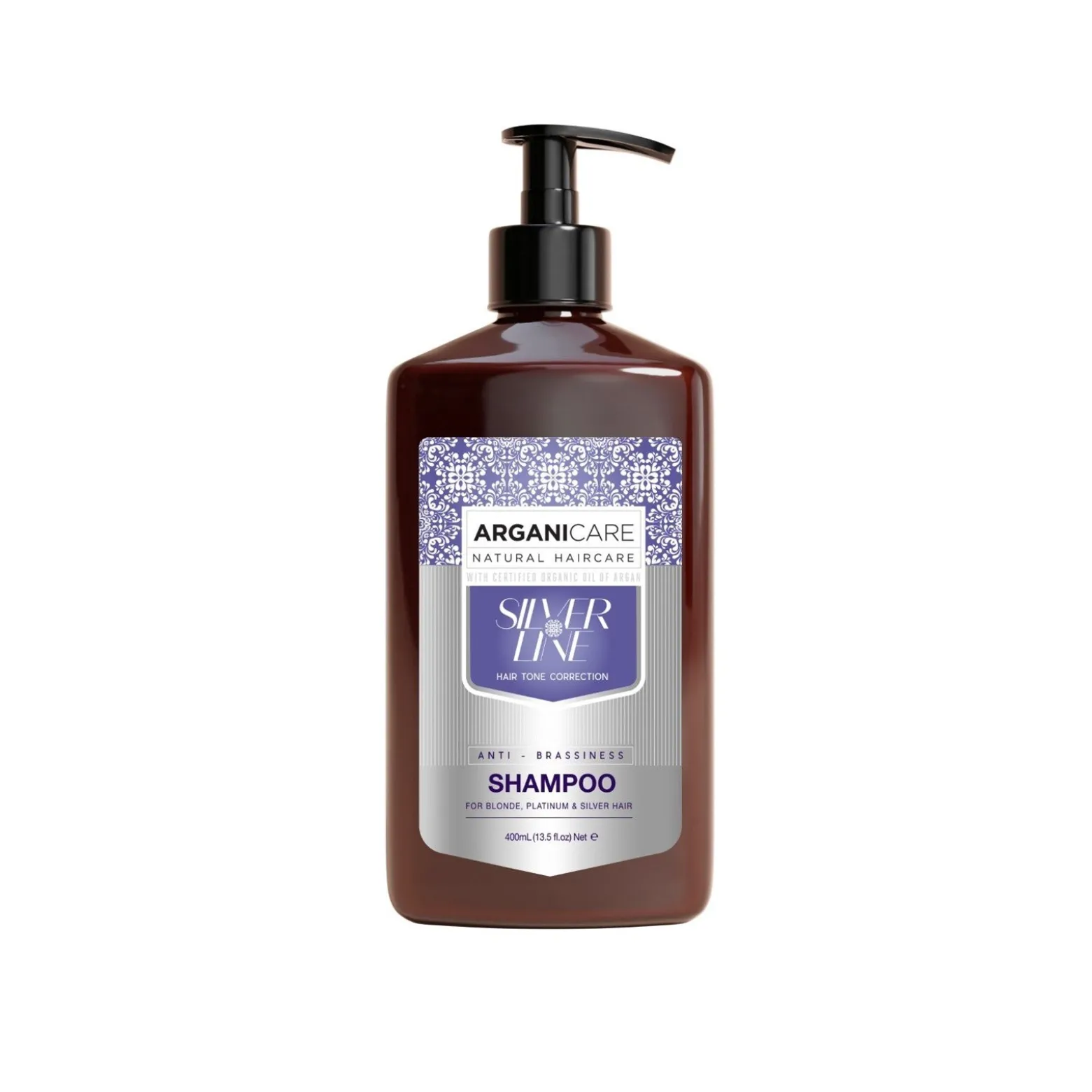 Arganicare Silver Line Shampooo 400ml (13.5floz)