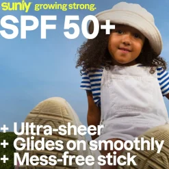 ATTITUDE Kids Sunly Mineral Sunscreen Stick Watermelon & Coco SPF50 60g (2.1oz)
