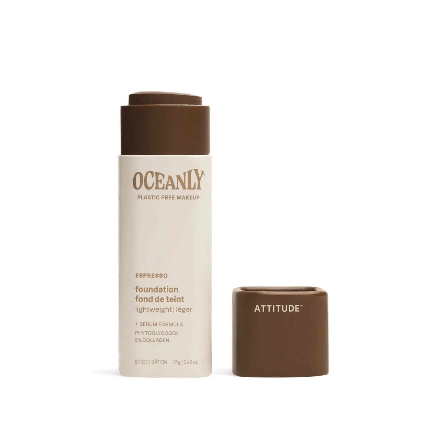 ATTITUDE Oceanly Foundation Stick Espresso 12g (0.42oz)