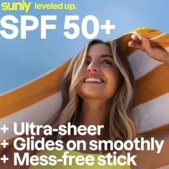 ATTITUDE Sunly Mineral Sunscreen Stick SPF50+ Tropical Coco 60g (2.1oz)