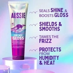 Aussie Oh My Gloss Moisture-Mazing Leave In Serum 160ml (5.4floz)