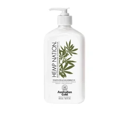 Australian Gold Hemp Nation White Peach & Hibiscus Moisturizing Tan Extender 535ml (18floz)