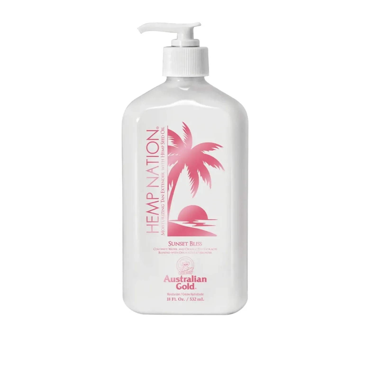 Australian Gold Hemp Nation Moisturizing Tan Extender Sunset Bliss 532ml (18floz)