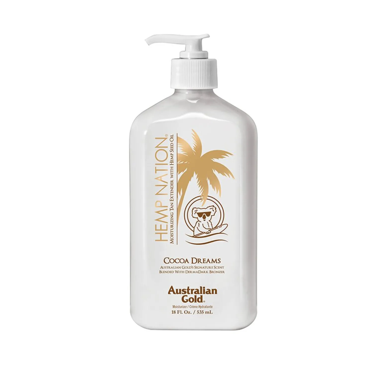 Australian Gold Hemp Nation Cocoa Dreams Moisturizing Tan Extender 535ml (18floz)