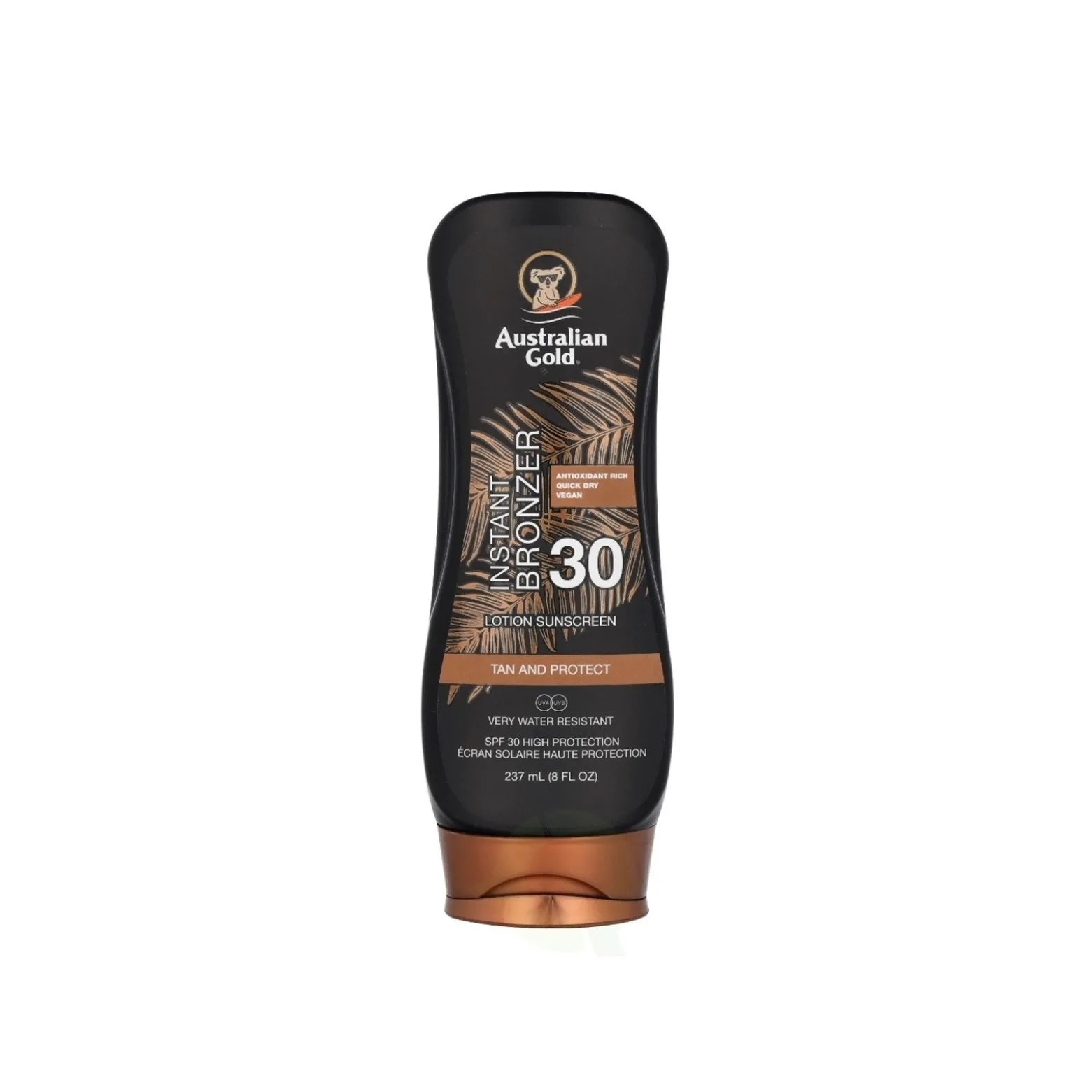 Australian Gold Instant Bronzer Lotion Sunscreen SPF30 237ml (8floz)