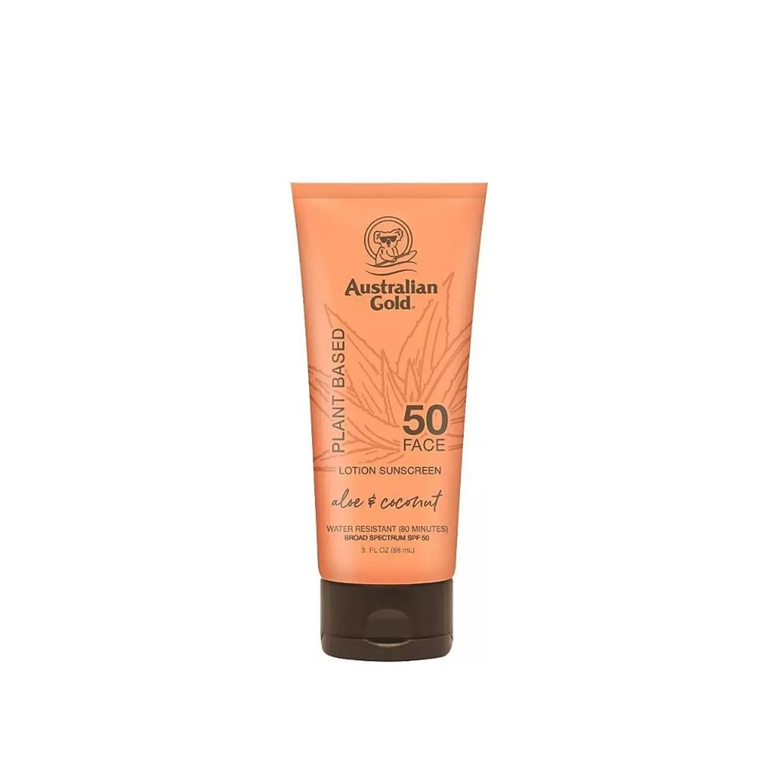 Australian Gold Plant Based Aloe & Coconut Lotion Sunscreen SPF50 88ml (3.0floz)