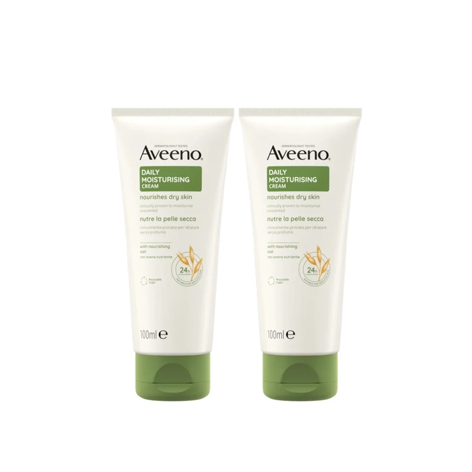 Aveeno Daily Moisturizing Hydrating Cream 100ml x2