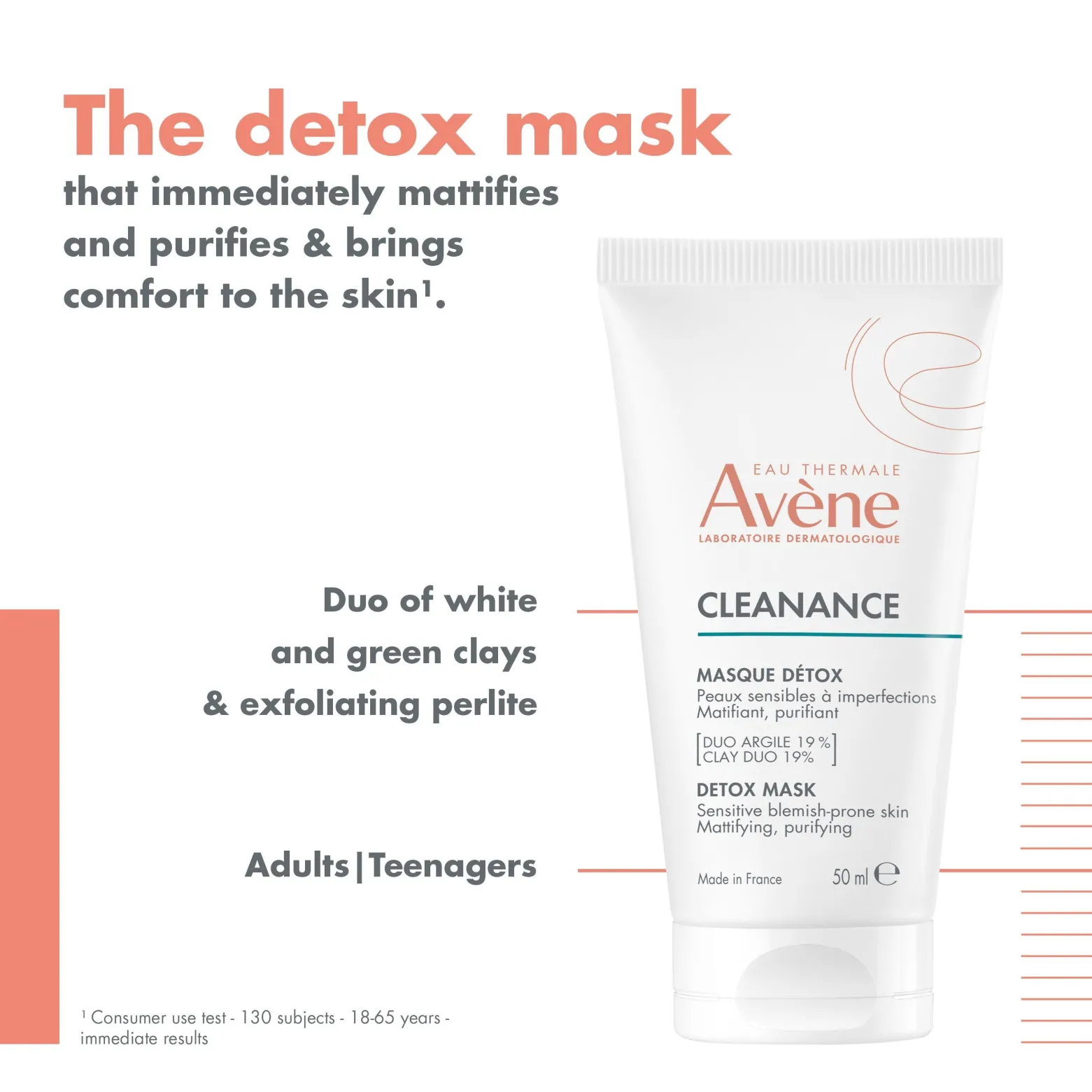 Avène Cleanance Detox Mask 50ml (1.69floz)