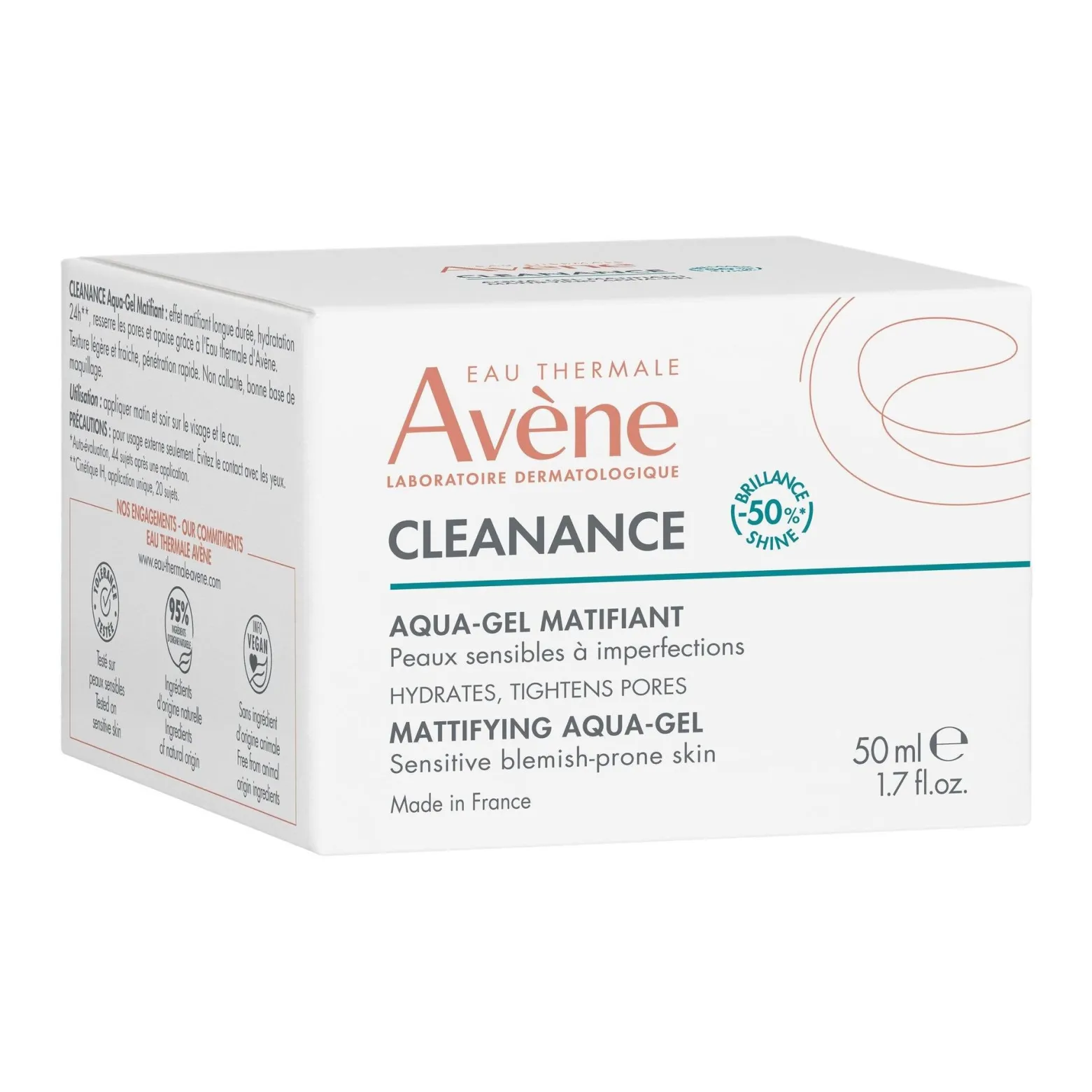 Avène Cleanance Mattifying Aqua-Gel 50ml (1.7floz)