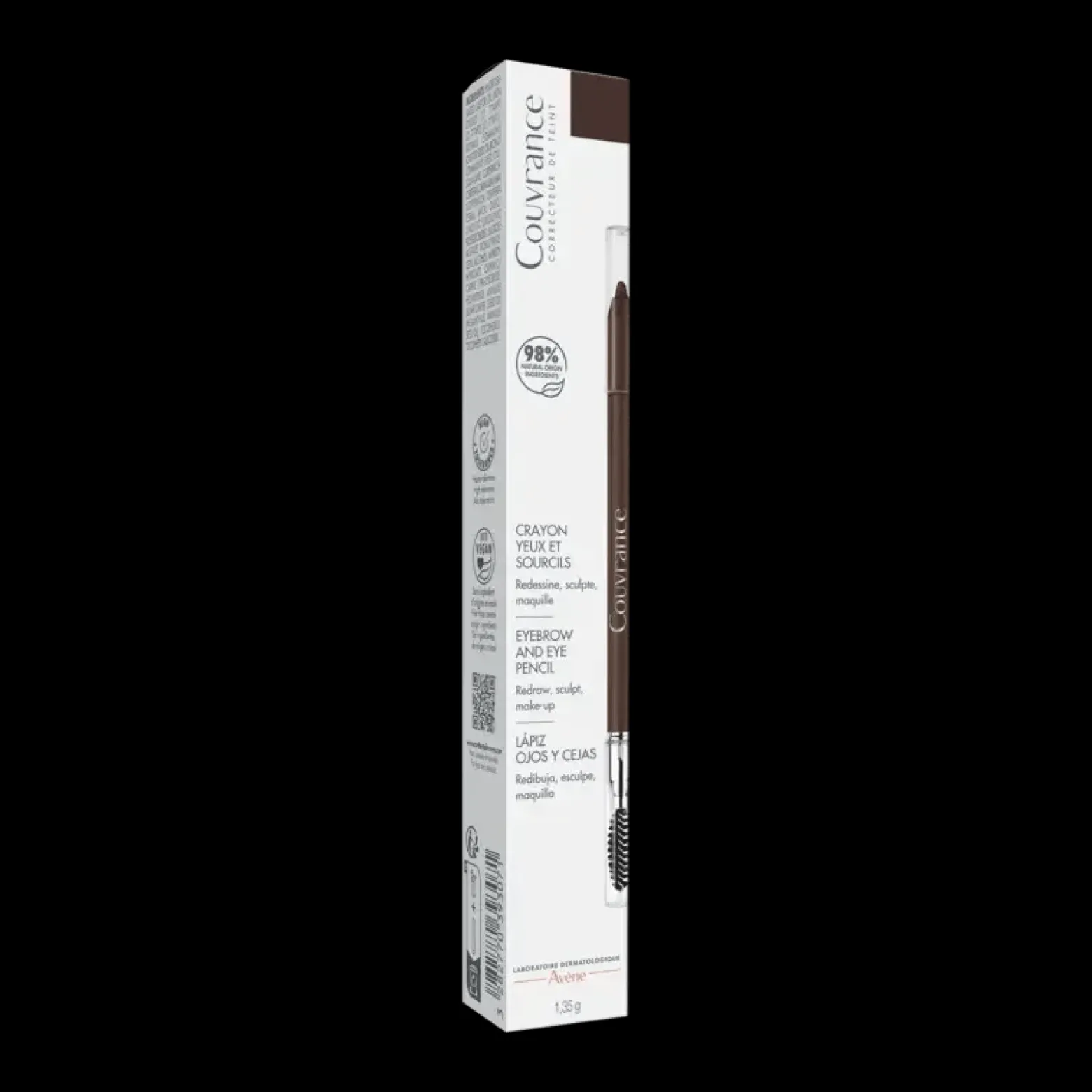 Avène Couvrance Eyebrow and Eye Pencil Dark Brown 1.35g (0.04oz)