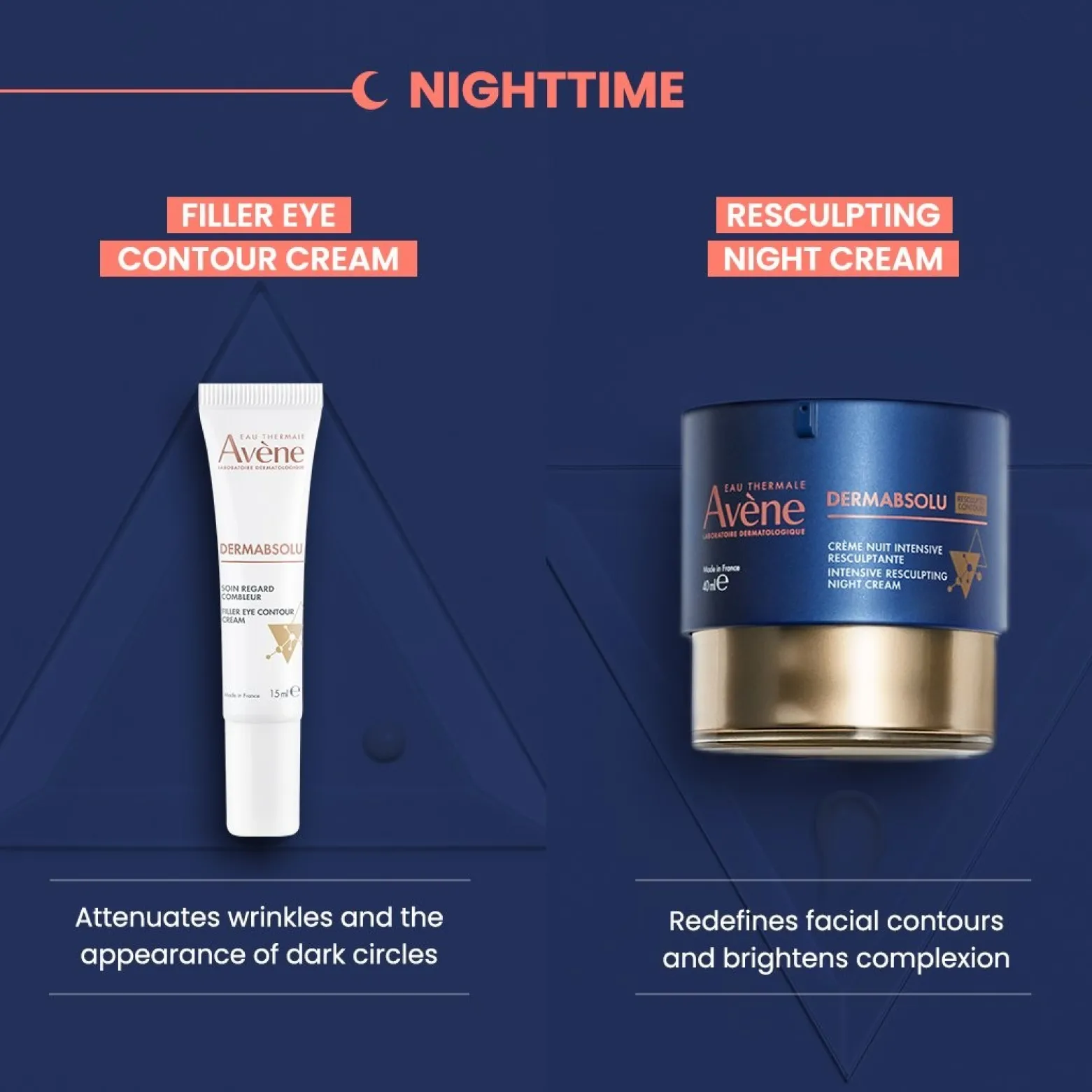 Avène Dermabsolu Intensive Resculpting Night Cream Anti-Aging 40ml (1.35floz)