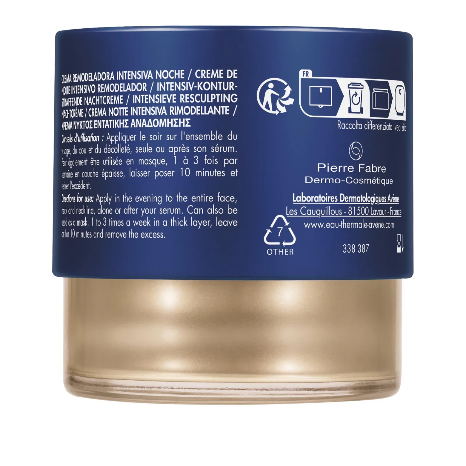 Avène Dermabsolu Intensive Resculpting Night Cream Anti-Aging 40ml (1.35floz)