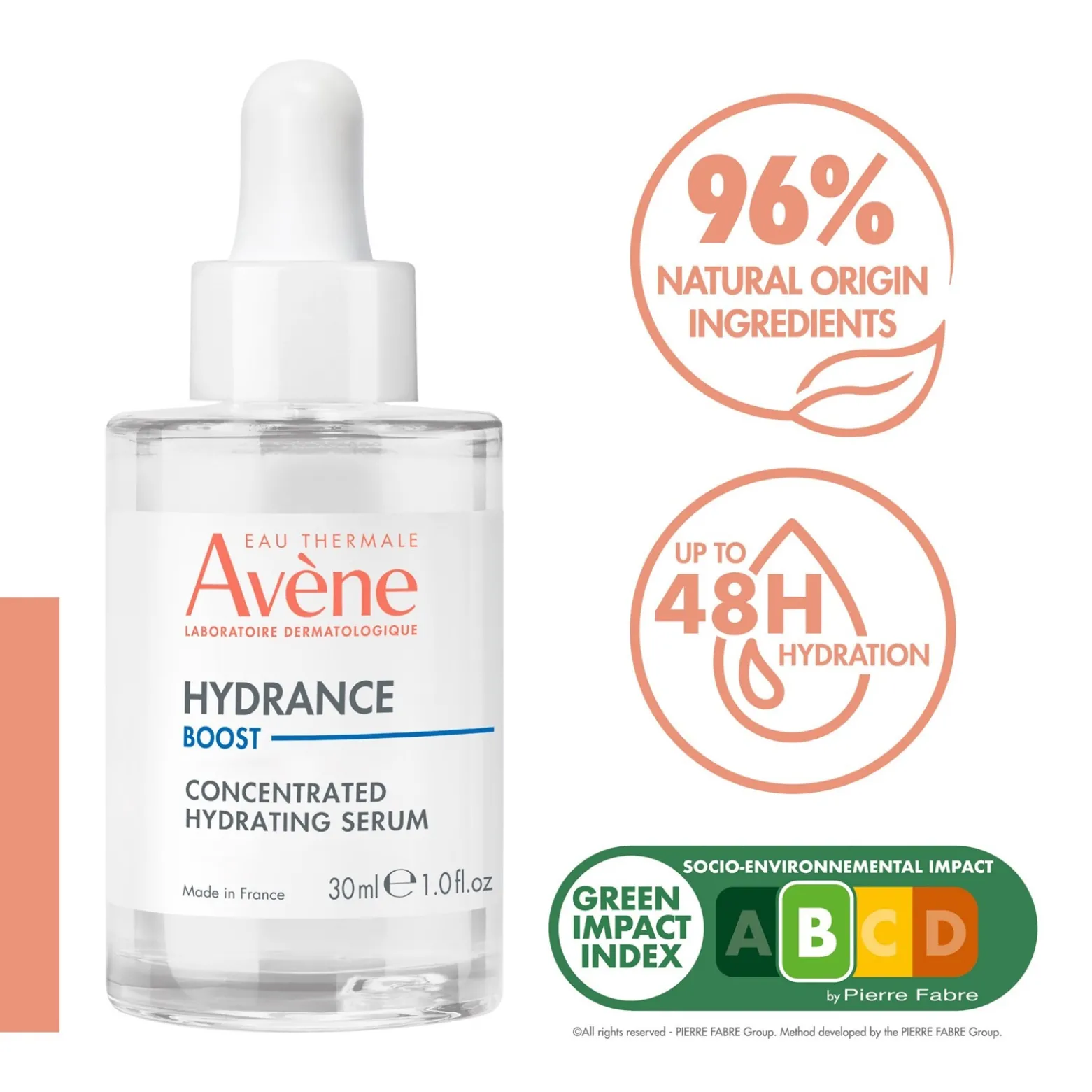 Avène Hydrance Boost Concentrated Hydrating Serum 30ml (1.0floz)