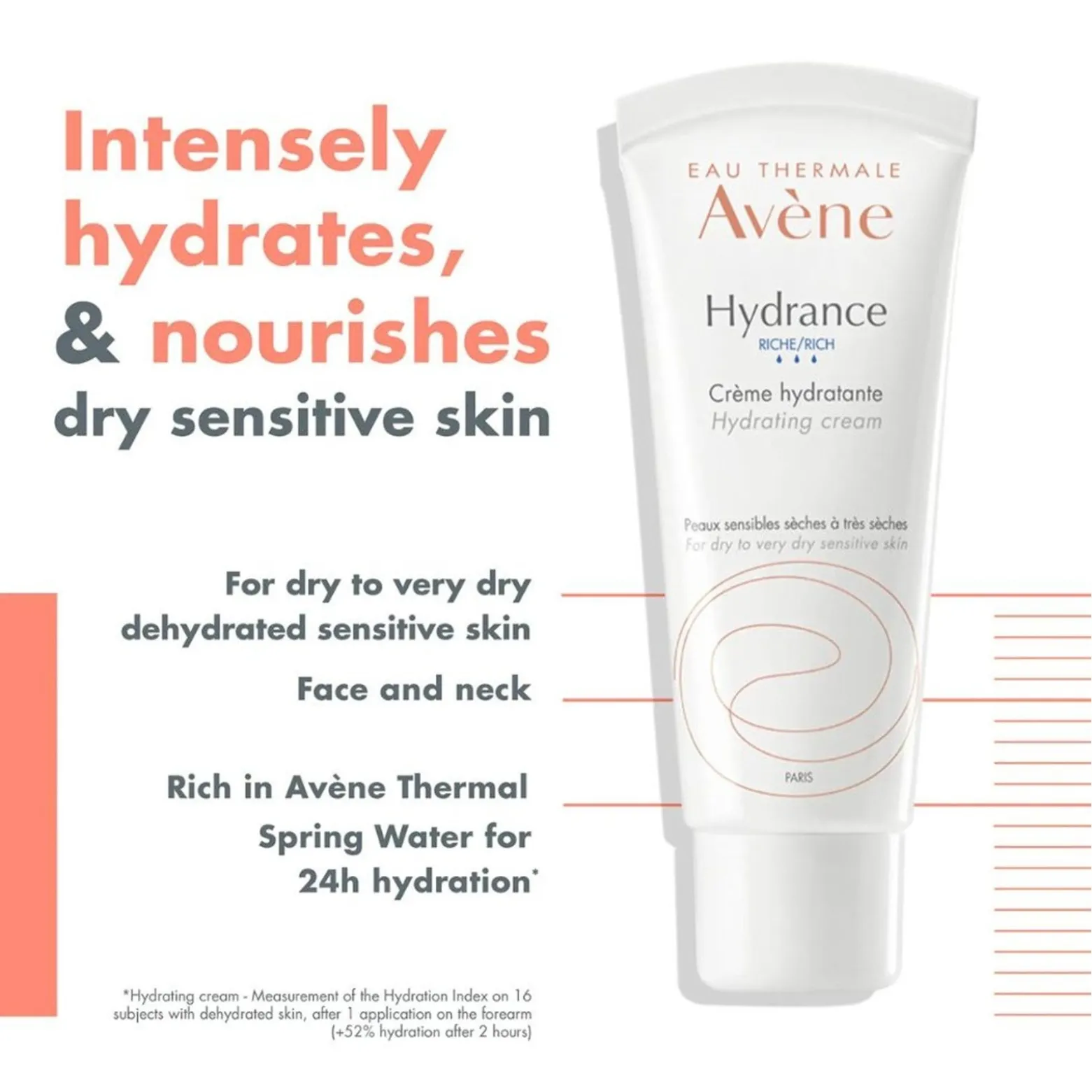 Avène Hydrance Rich Hydrating Cream 40ml (1.35floz)