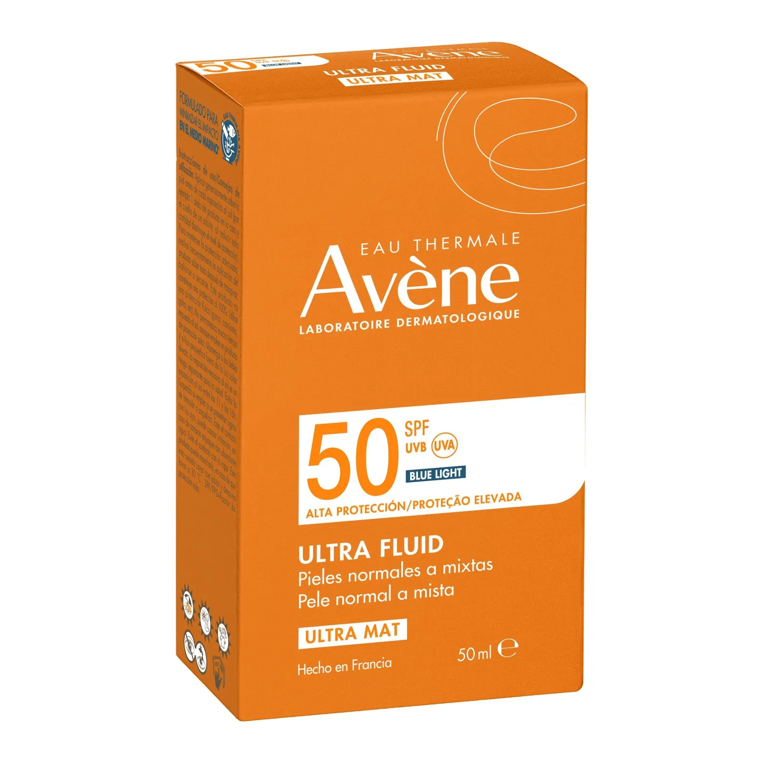 Avène Sun Ultra-Mat Fluid SPF50 Sunscreen 50ml (1.69fl oz)