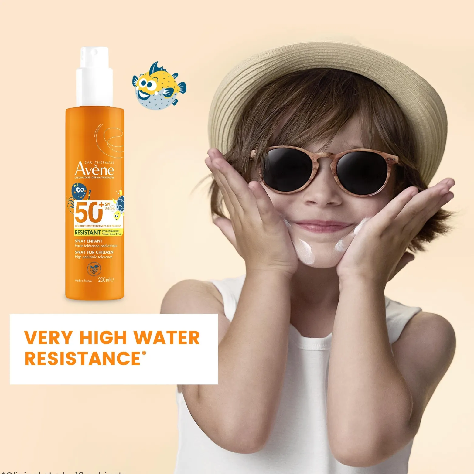 Avène Sun Very High Protection Resistant Sunscreen Spray for Children SPF50+ 200ml (6.76floz)